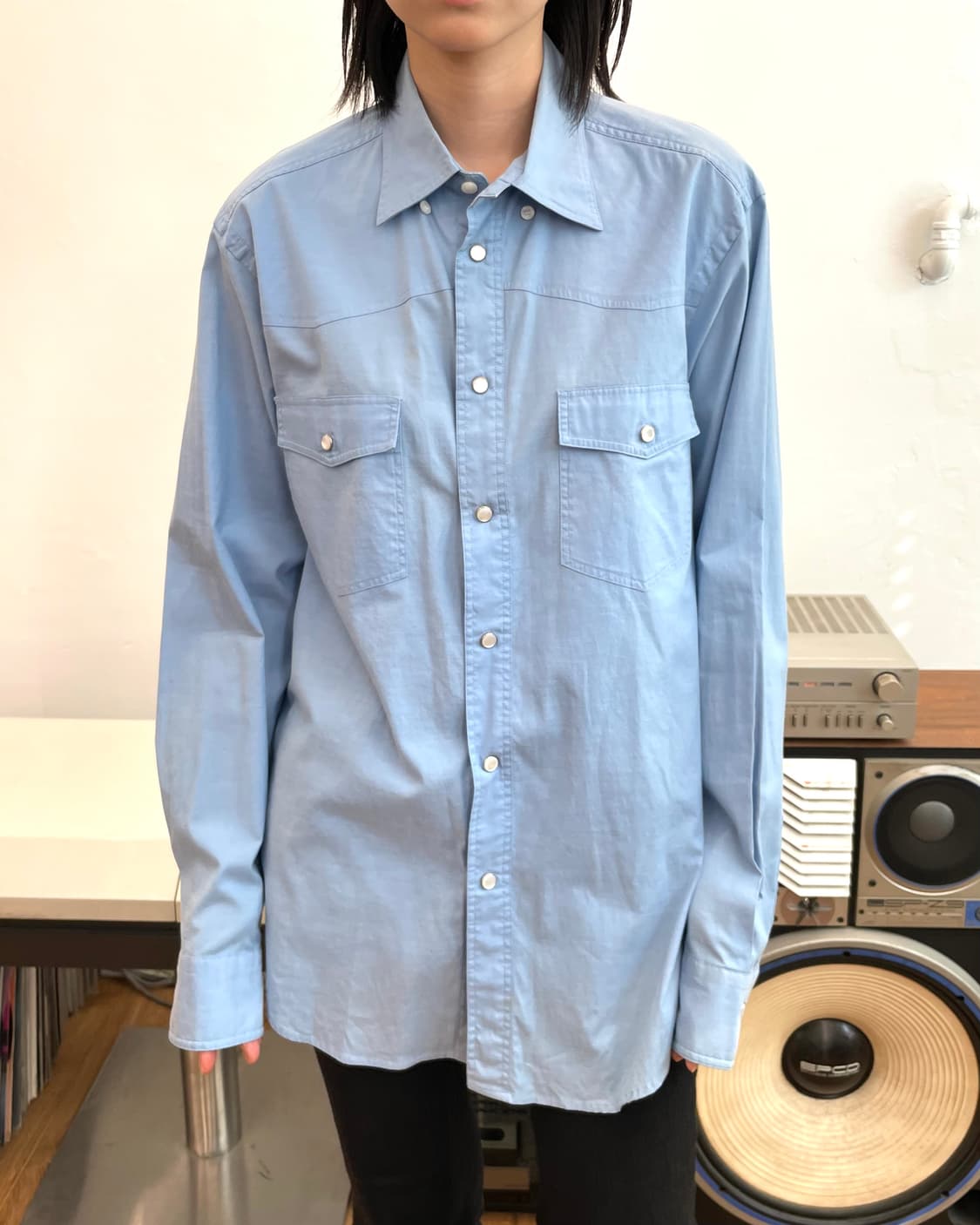 [M] 제냐 스포츠 웨스턴 셔츠 상품이미지1