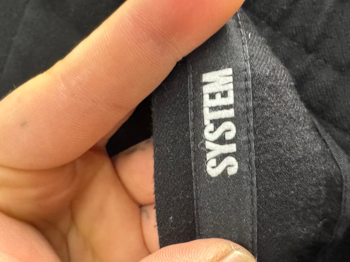 SYSTEM 검정색 면바지 슬랙스  상품이미지3