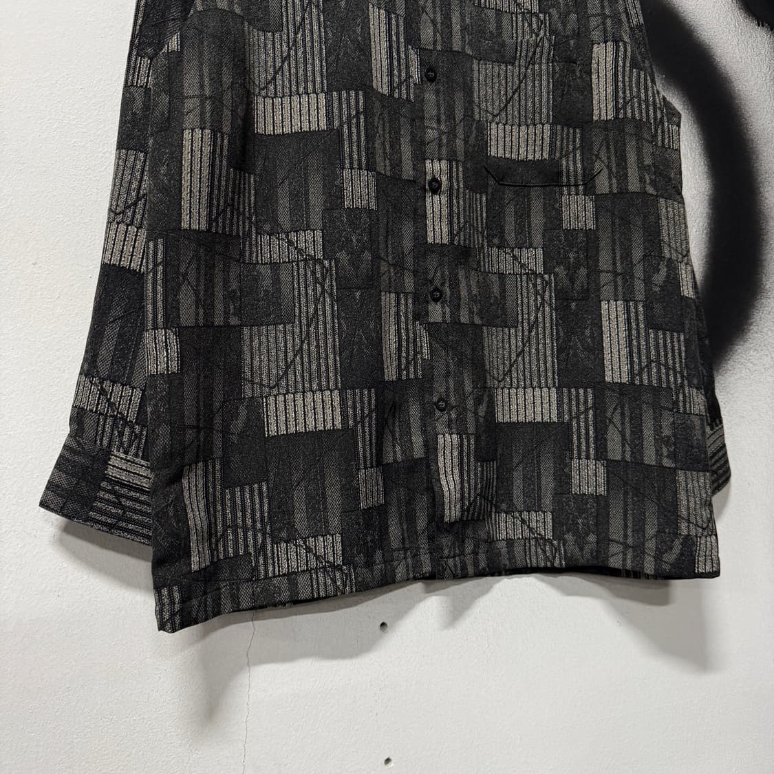 VTG 빈티지 격자무늬 체크 패턴 원포켓 긴팔 셔츠 상품이미지4