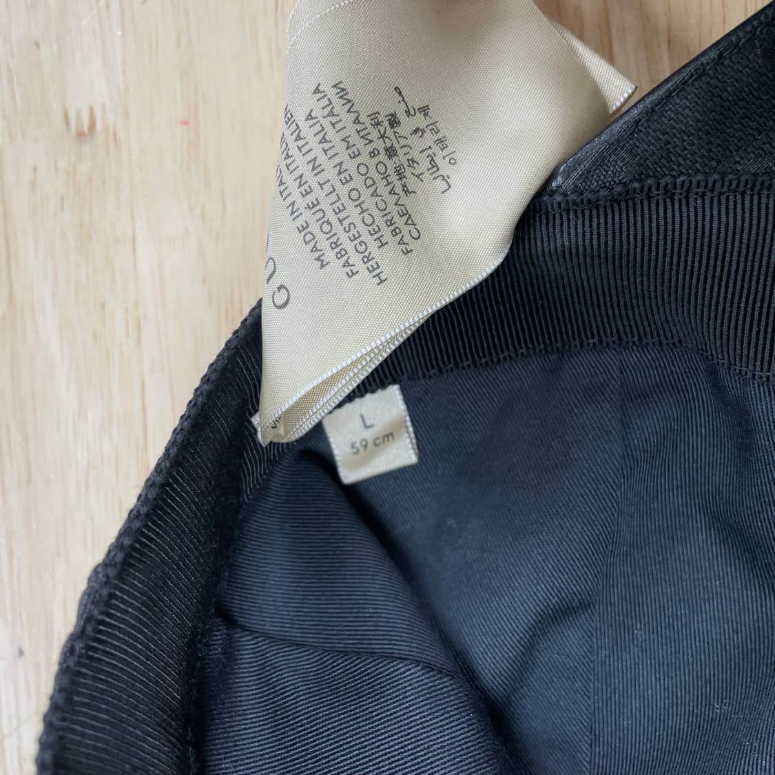 구찌 블랙 볼캡 L59 상품이미지5