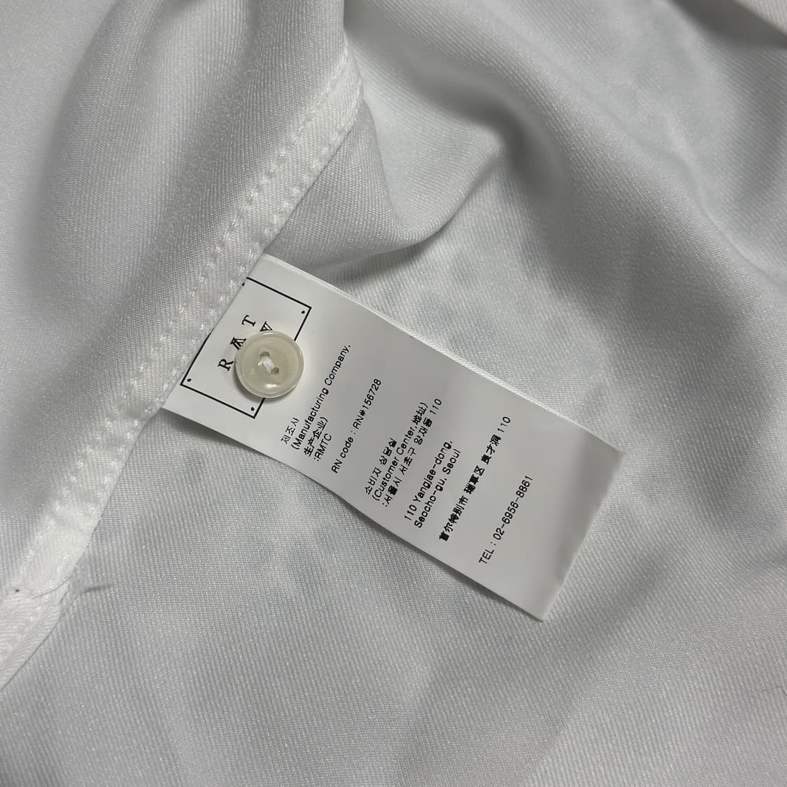 로맨틱크라운 화이트 셔츠 상품이미지5