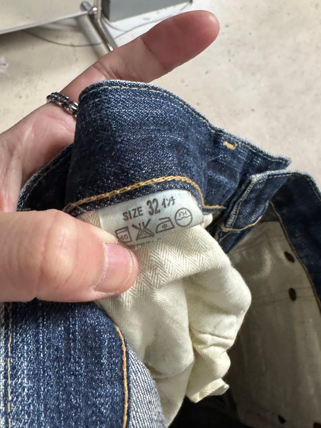 리바이스 510 재팬 워시드 데님팬츠  상품이미지7