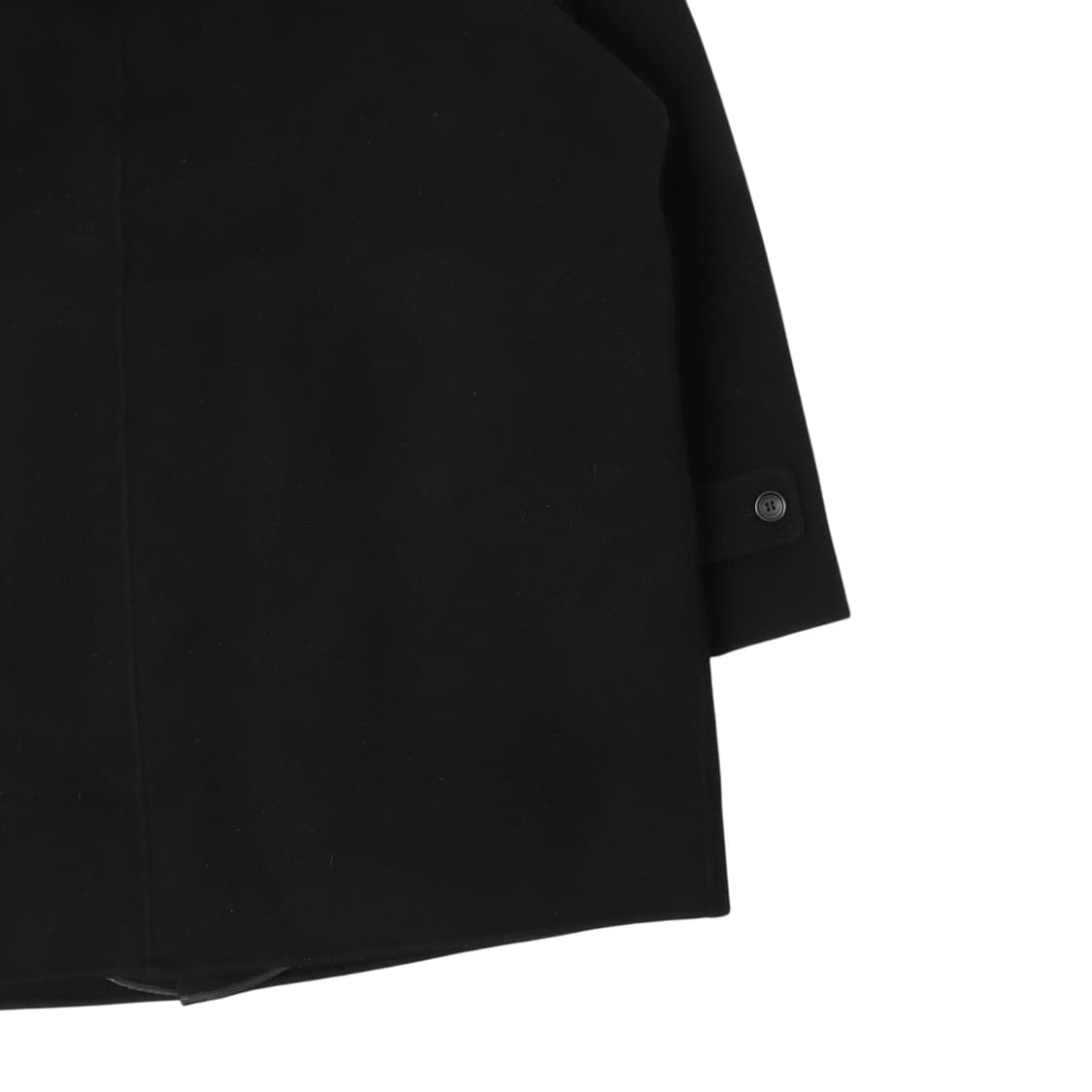 입생로랑 핸드메이드 ysl 로고 울 하프 코트 상품이미지6