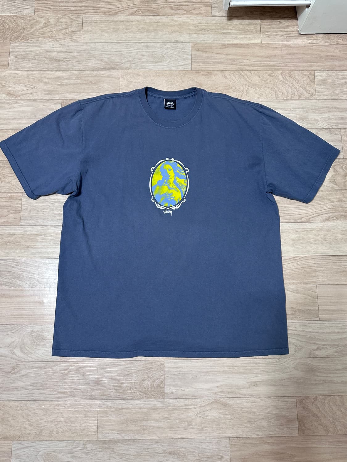 [XL]스투시 비너스 오발 피그먼트 다이드 티셔츠 인디고 상품이미지2