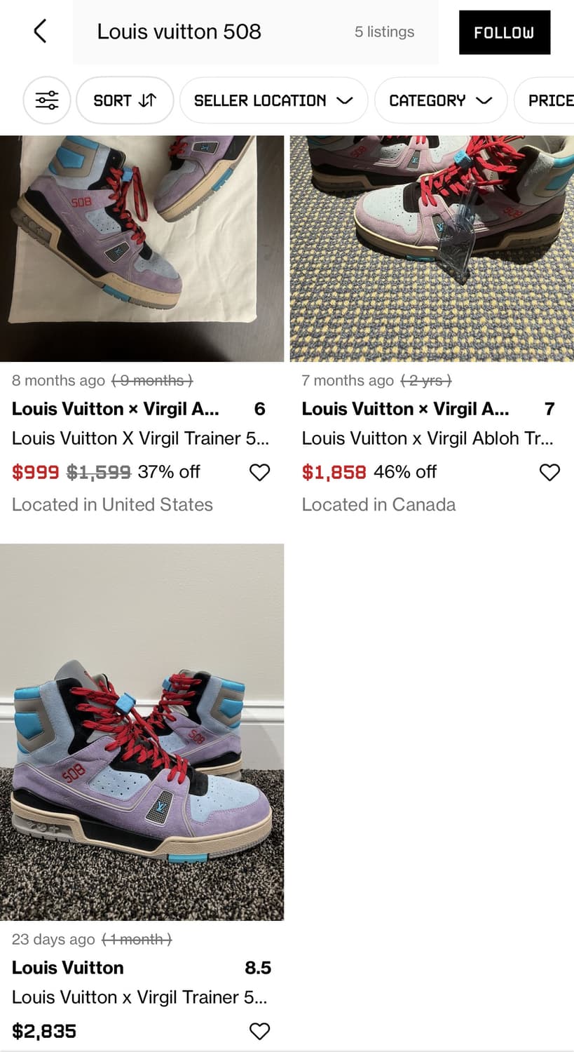 루이비통 20ss 버질 508 트레이너 하이 상품이미지3