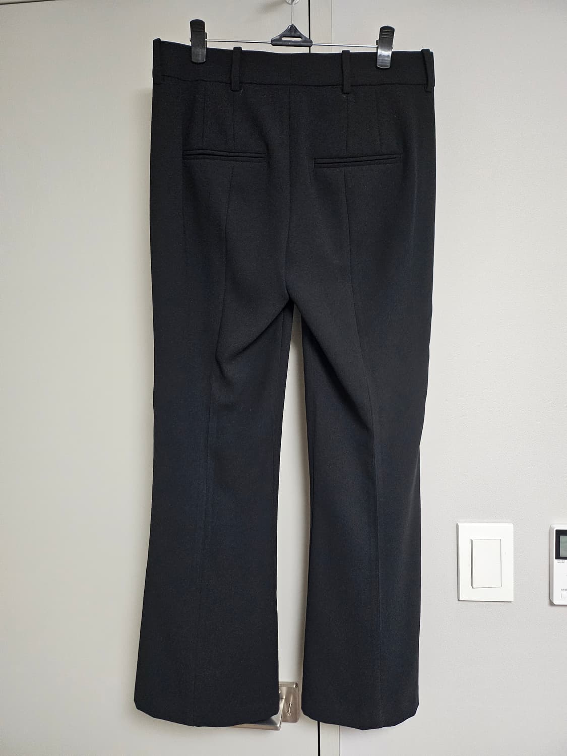 자라 ZARA 블랙 부츠컷 슬랙스 XS 상품이미지4