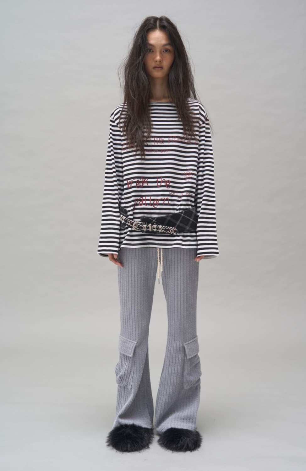 솜속 롱슬리브 HEIDI STRIPE LONG SLEEVE_WHITE 상품이미지2