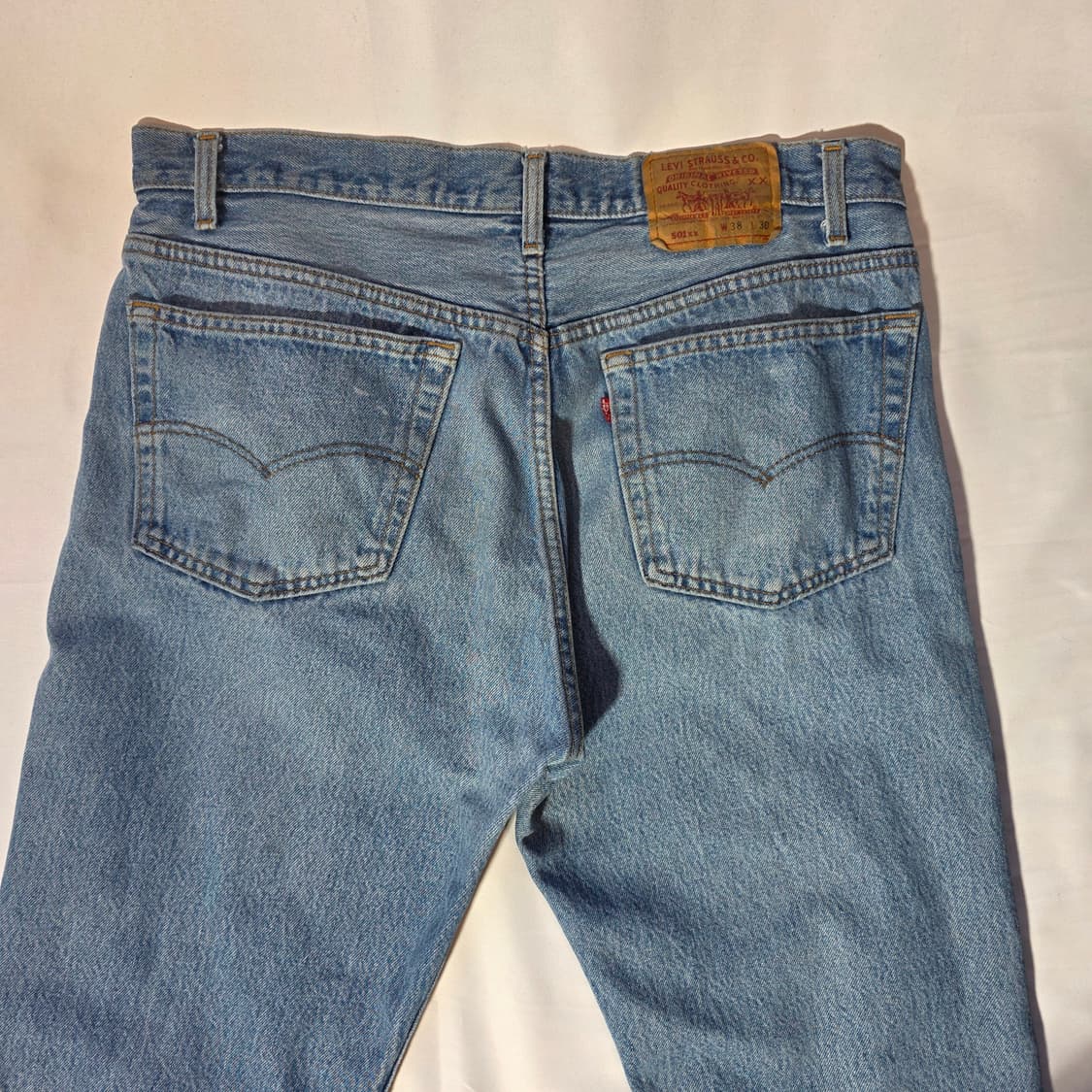 [W38L30]90s 리바이스 USA 501XX 데님팬츠 상품이미지8