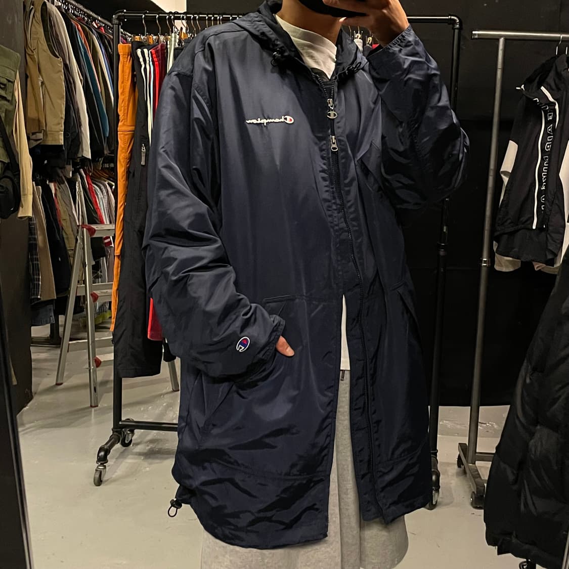 챔피온 오버사이즈 바람막이 상품이미지3