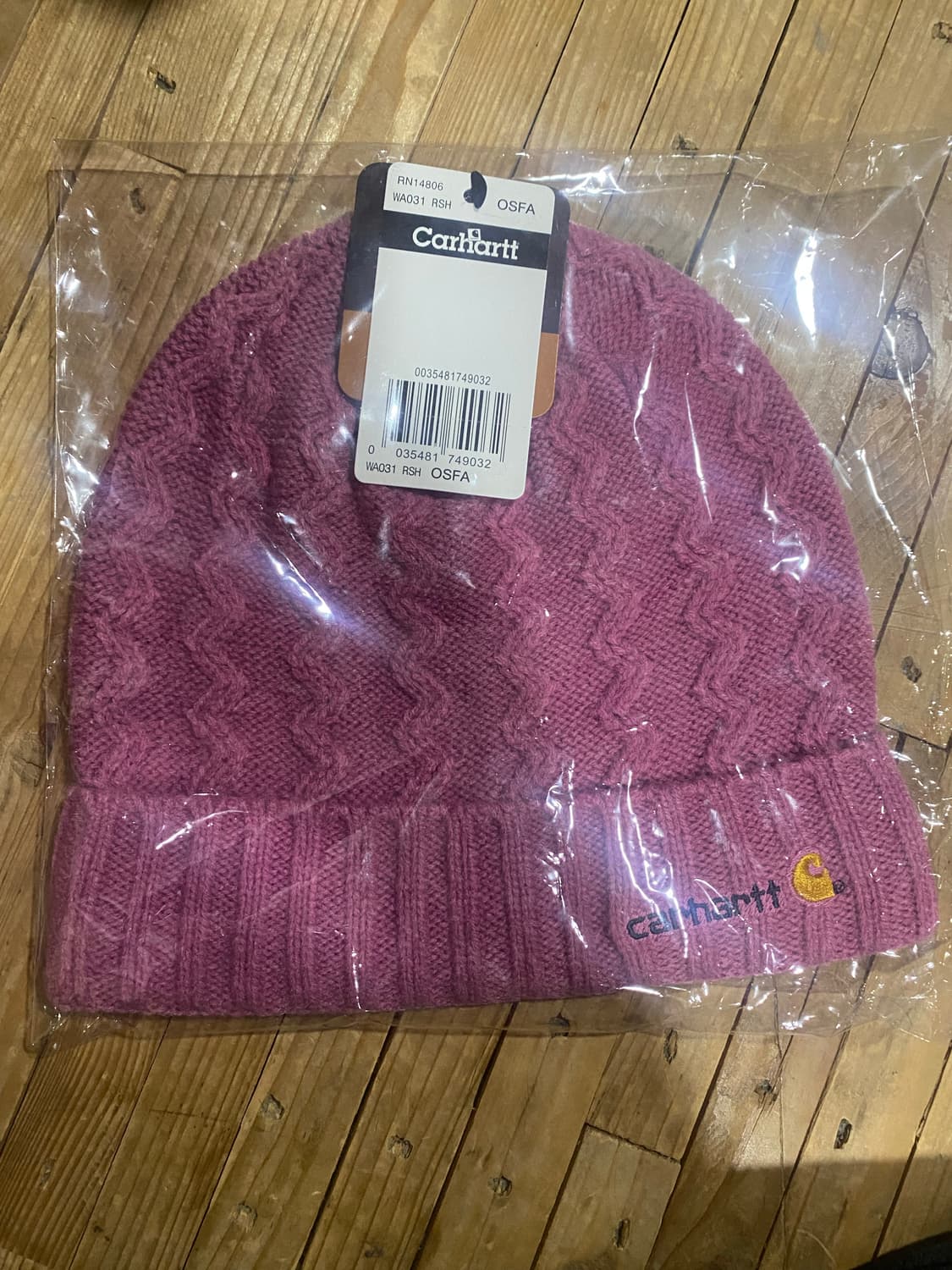 칼하트 여성용 핑크 비니 새상품 상품이미지2