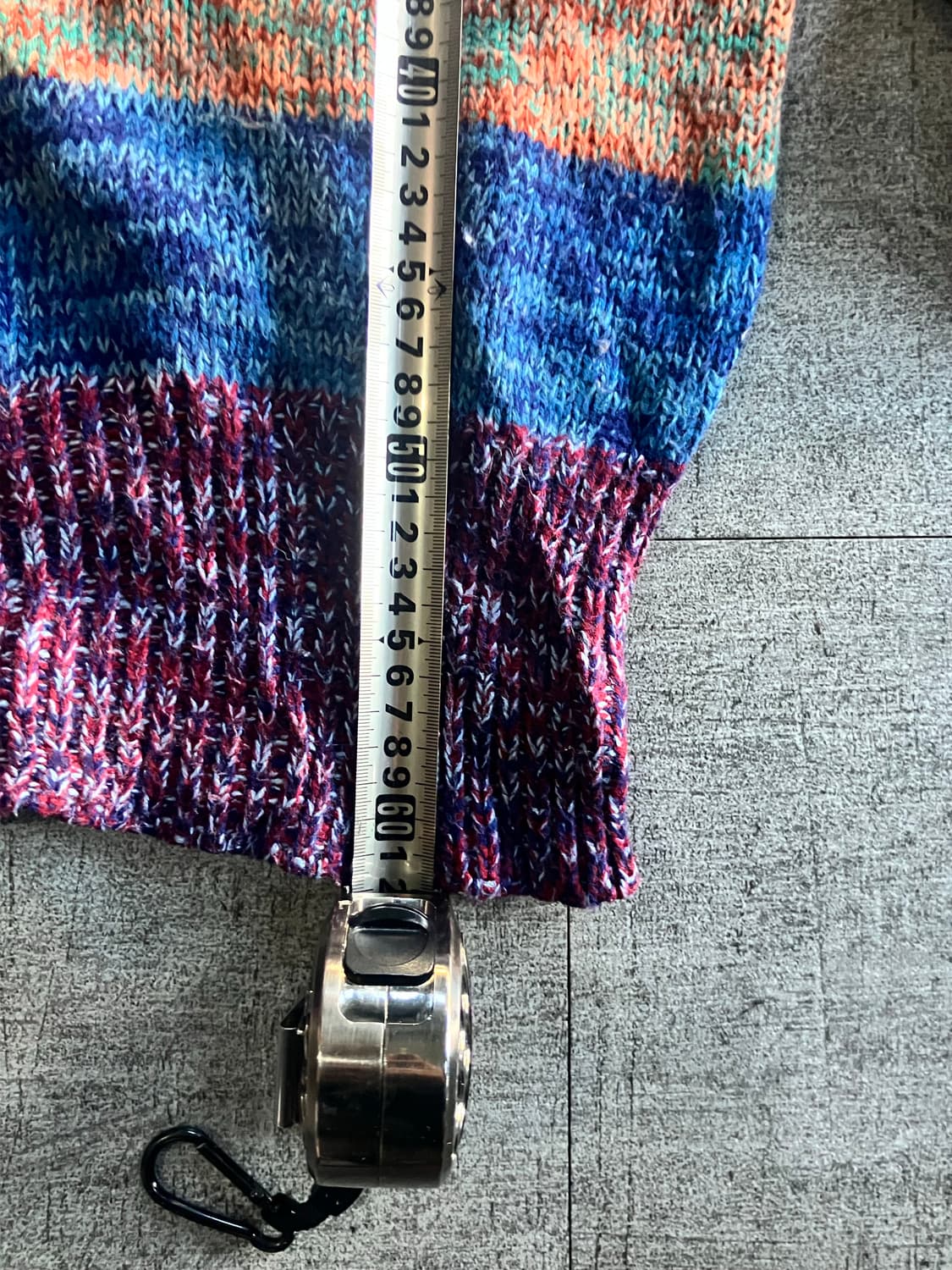 일본빈티지 Iejaby 하구미모리걸 할메카지 레인보우 니트스웨터 상품이미지3