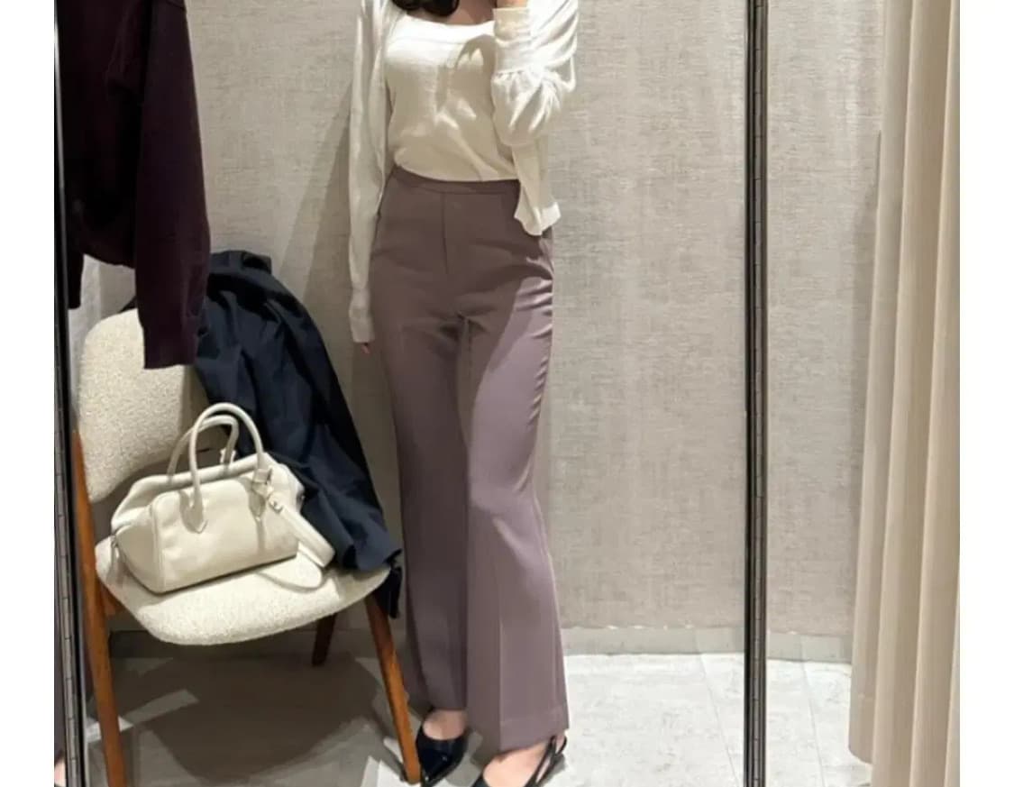 시에 sie 모브브라운 부츠컷 슬랙스 상품이미지3