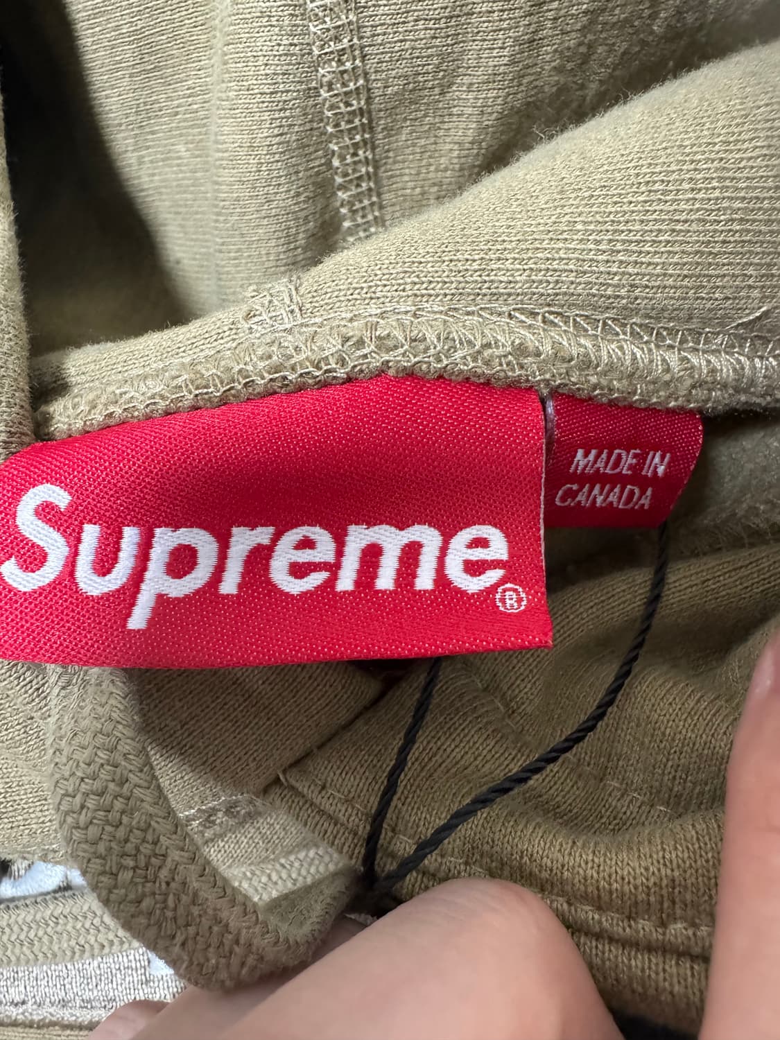 23FW 슈프림 박스로고 후드 샌드 상품이미지5