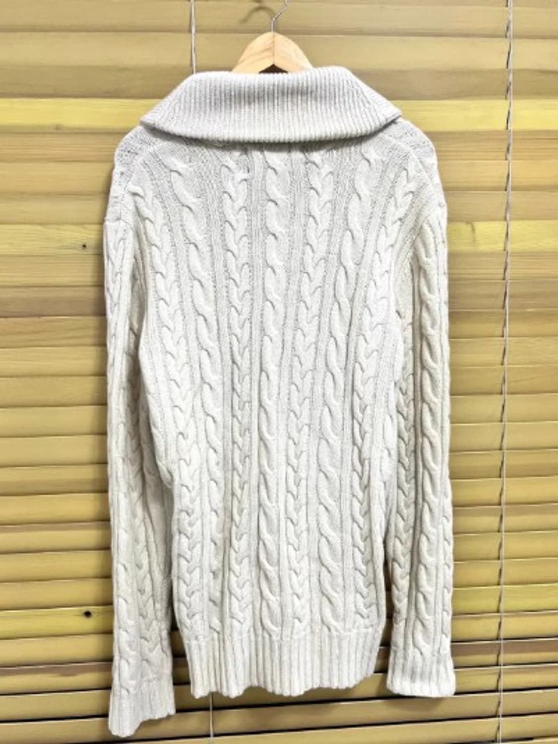 포레스트캠프 남성 케이블숄카라울가디건 XL 상품이미지3