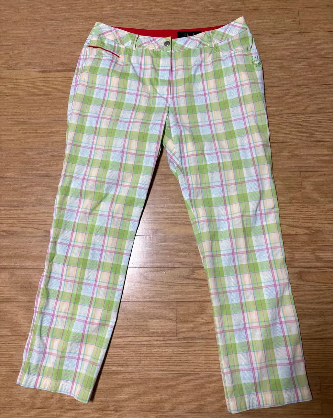 닥스골프 여성 체크바지 상품이미지2