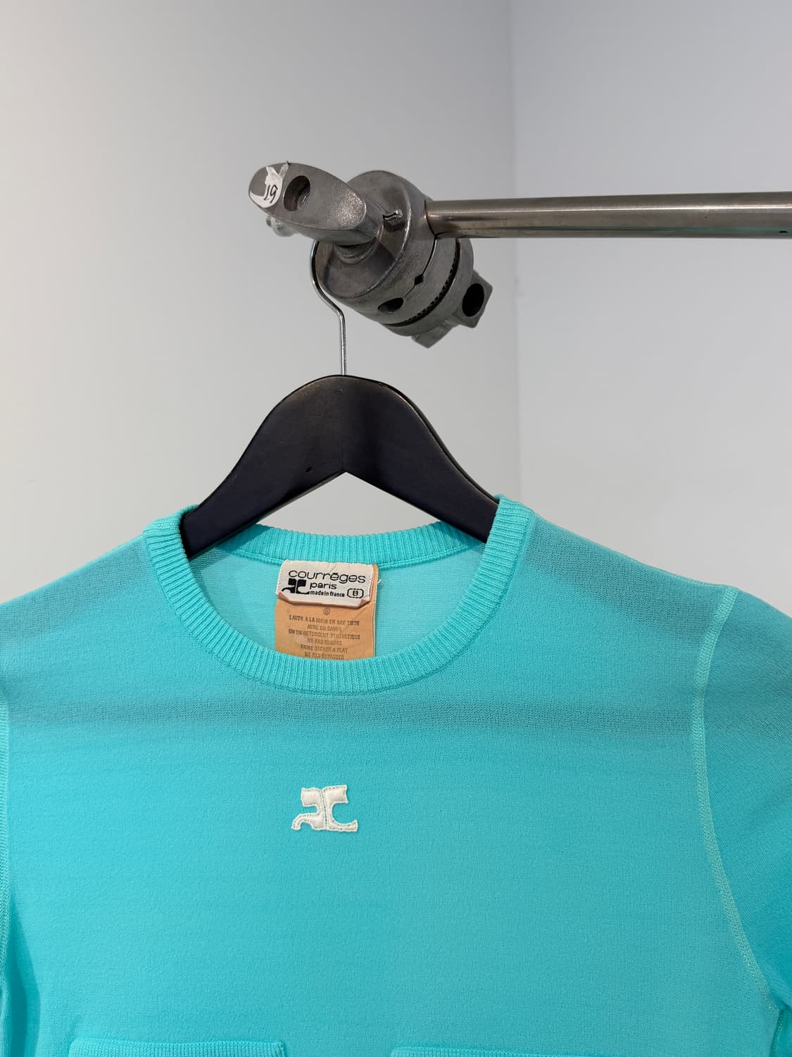Courreges 꾸레쥬 시그니처 투포켓 니트 탑 상품이미지5