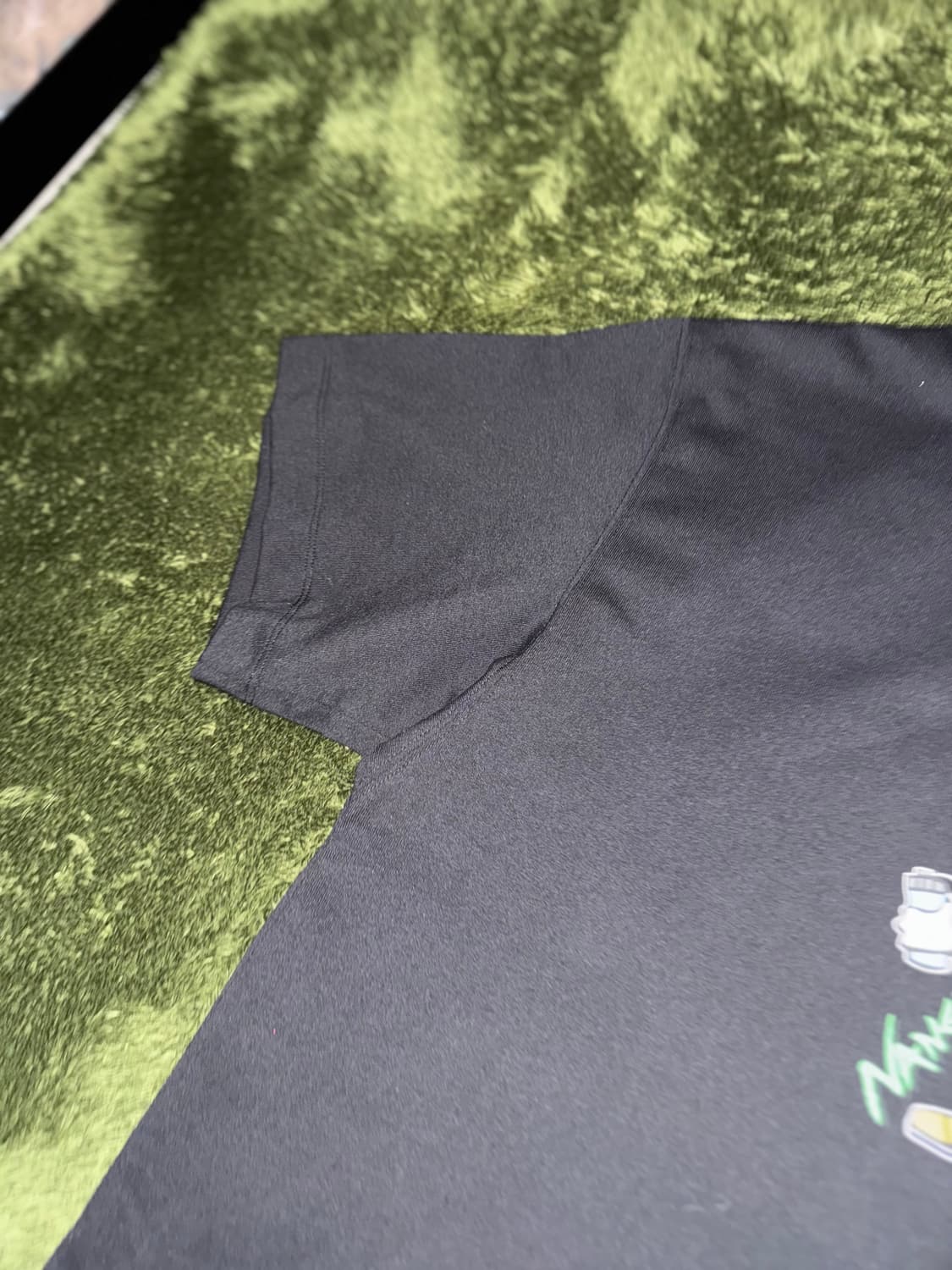 [JPN M] Nanga 난가 하이브리드 그래픽 티셔츠 블랙 상품이미지6