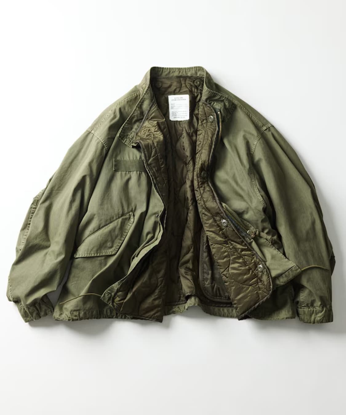 프릭스스토어 m65 숏파카 페이디드 S 라이너 세트 상품이미지1