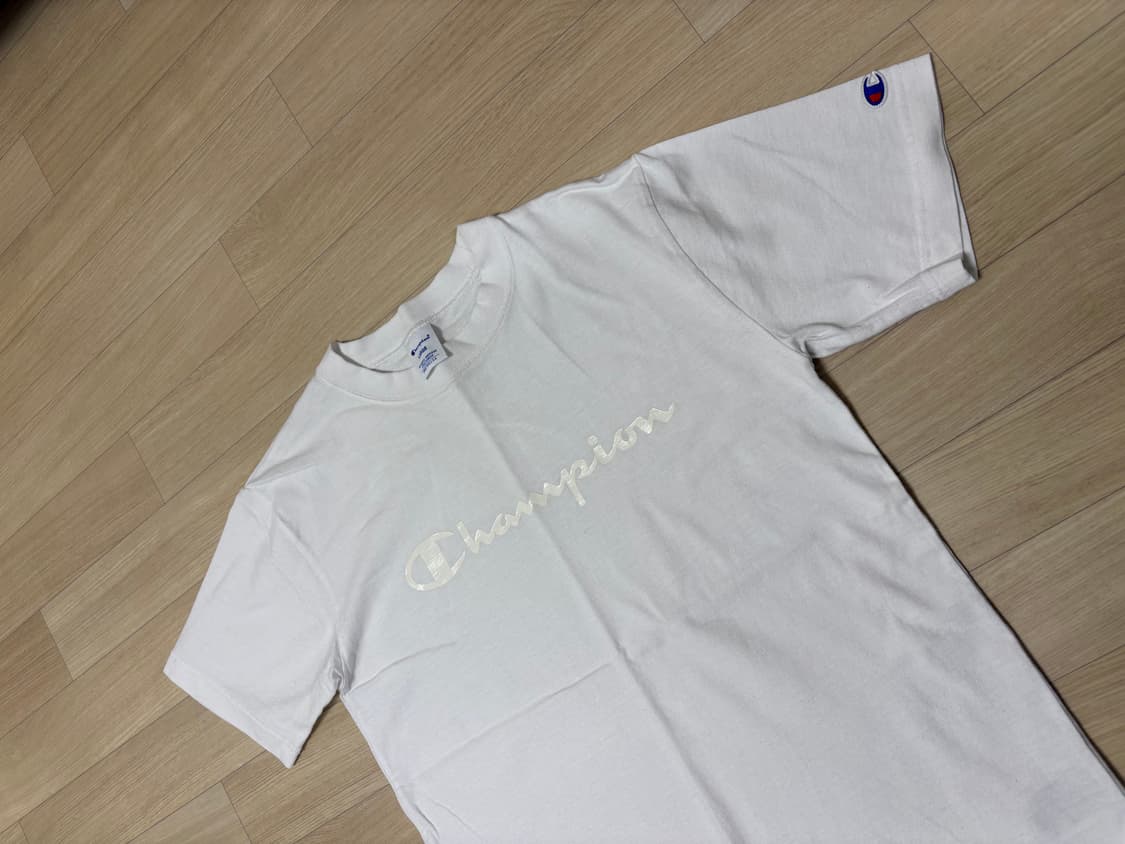 챔피온 재팬 반팔 크루넥 티셔츠 화이트 상품이미지1