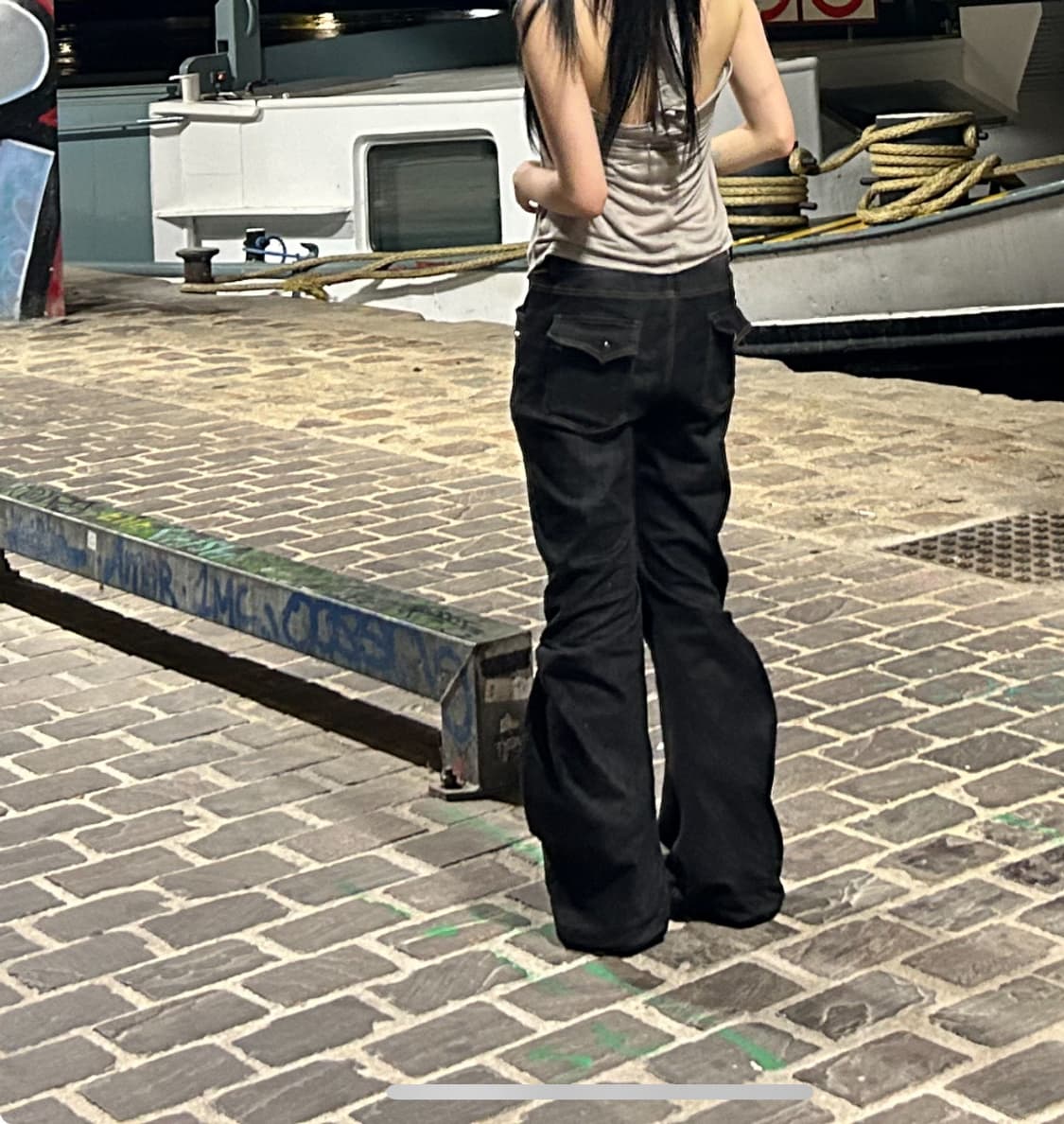 Doublepunch 로우라이즈 팬츠 상품이미지2