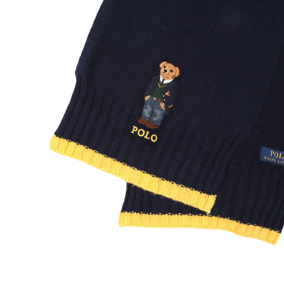 폴로 랄프로렌 네이비 베어 울 머플러 상품이미지8