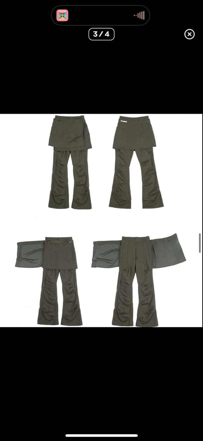 오호스 랩오버 턱팬츠 상품이미지3