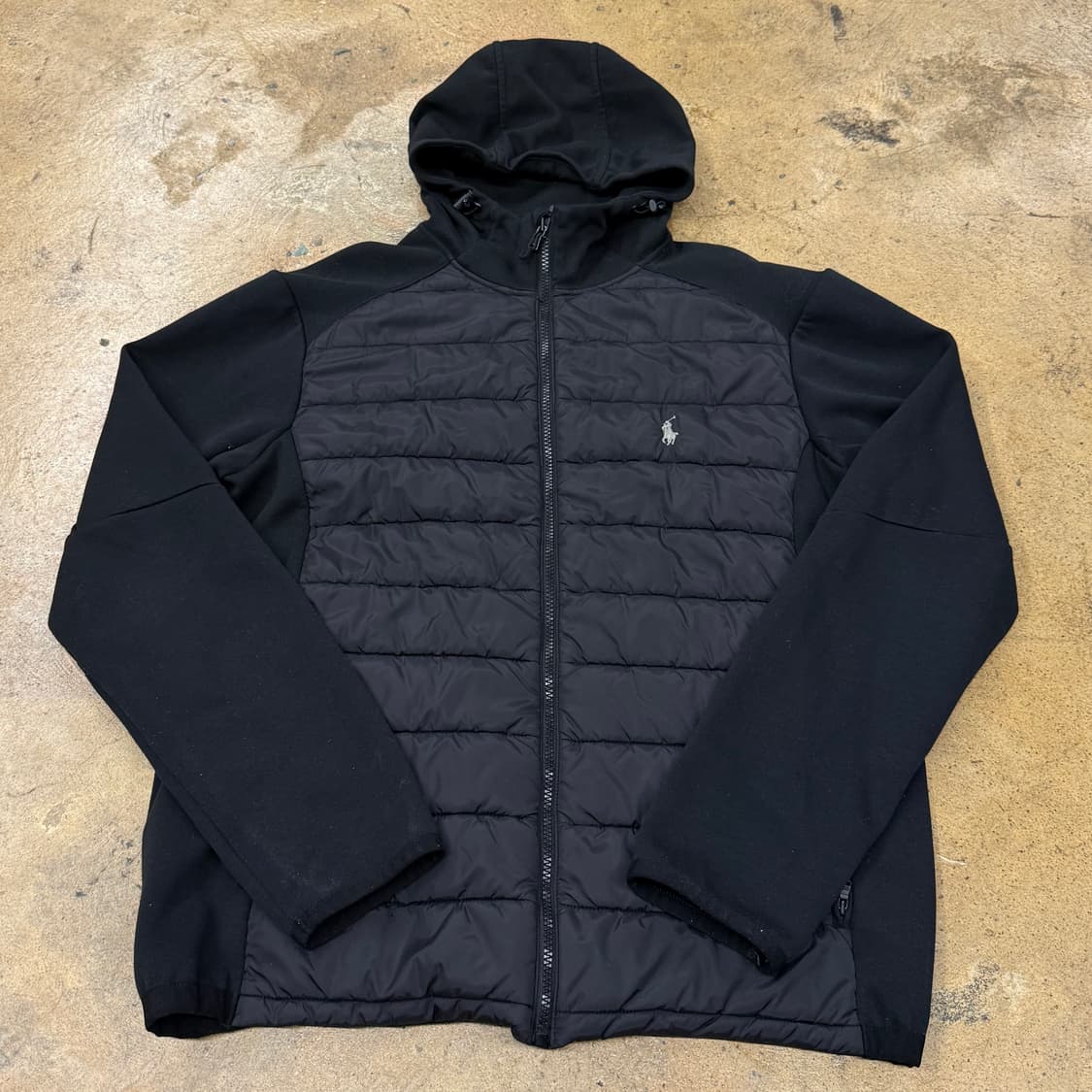 [정품/L] 폴로 랄프로렌 블랙 패딩 후드집업 b15 상품이미지2