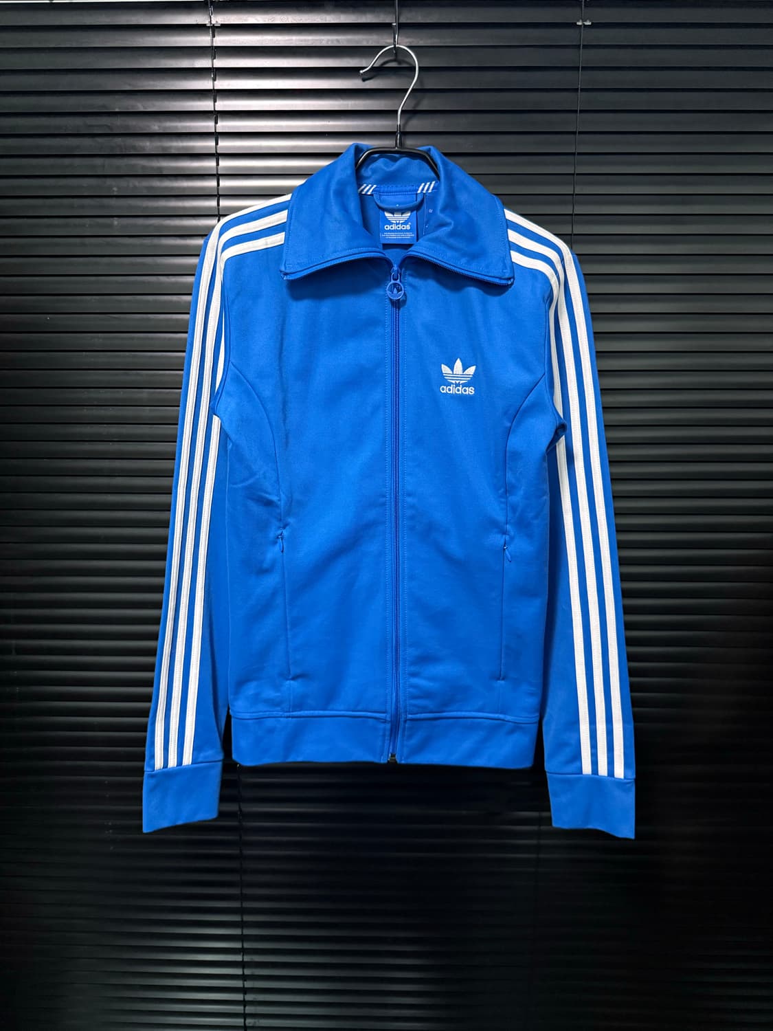 아디다스 유로파 블루 파랑 파이어버드 져지 저지 트랙탑 집업 하이넥 xs 상품이미지4