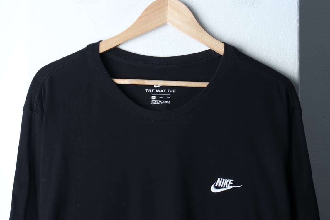 (2XL-4XL) 나이키 반팔 티셔츠 빅사이즈 스몰로고 블랙-7B39 상품이미지3
