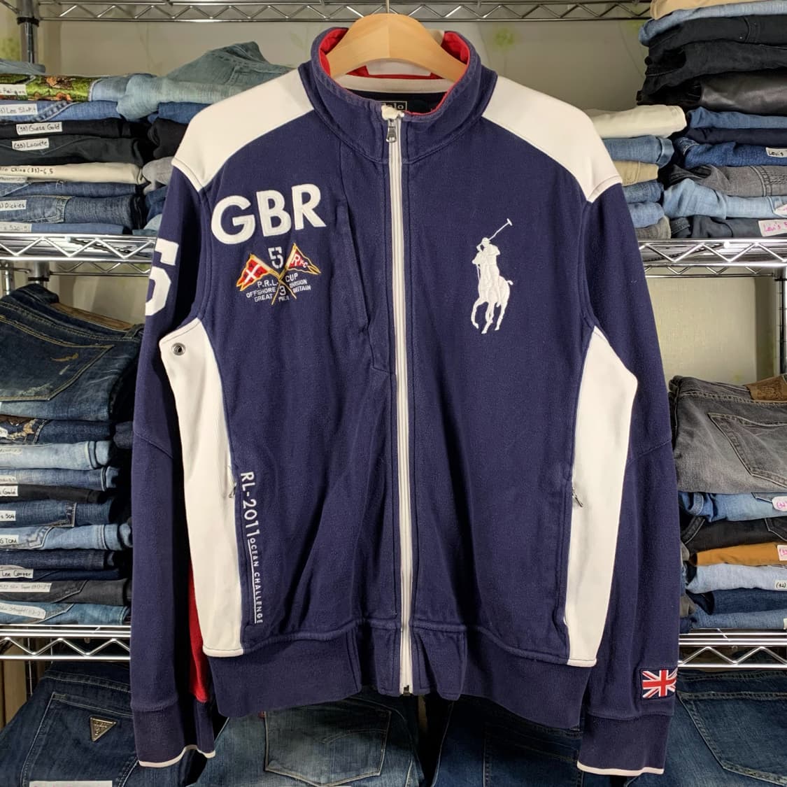 [L] 폴로 랄프로렌 브리티쉬 코튼 풀집업 상품이미지2