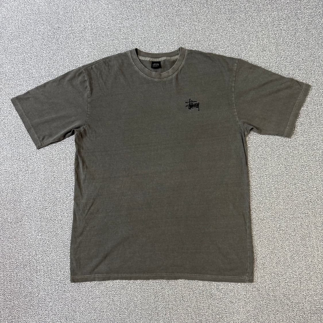 Stussy 스투시 차콜 피그먼트 반팔 XXL 상품이미지2