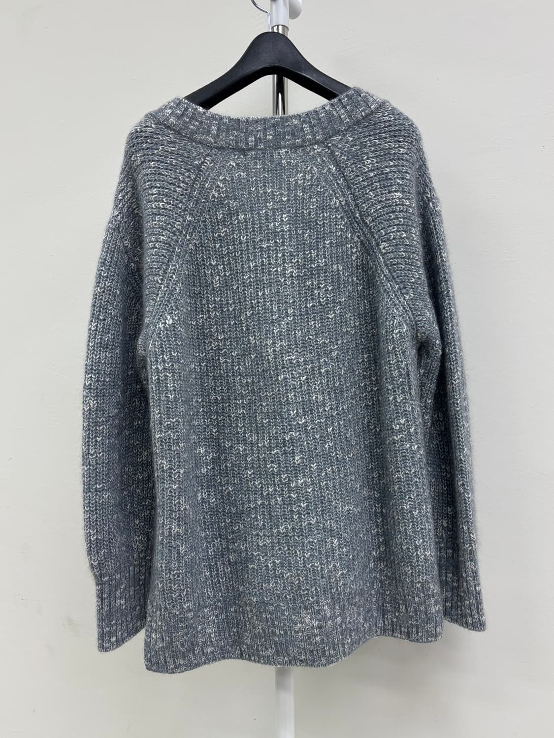 빈티지 그레이 울 니트 스웨터 상품이미지6
