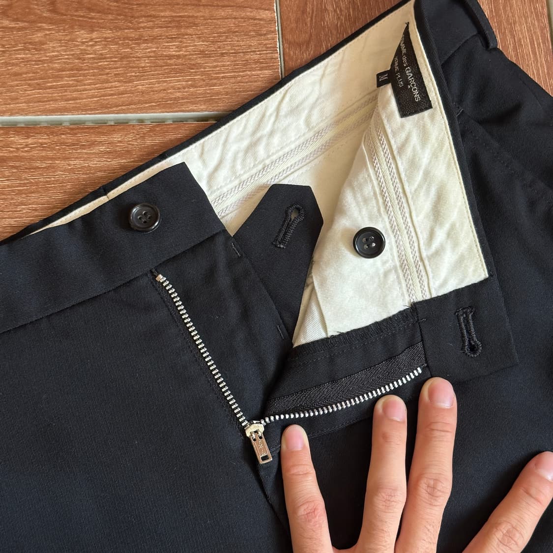 Comme des garcons homme plus wool slacks 상품이미지5