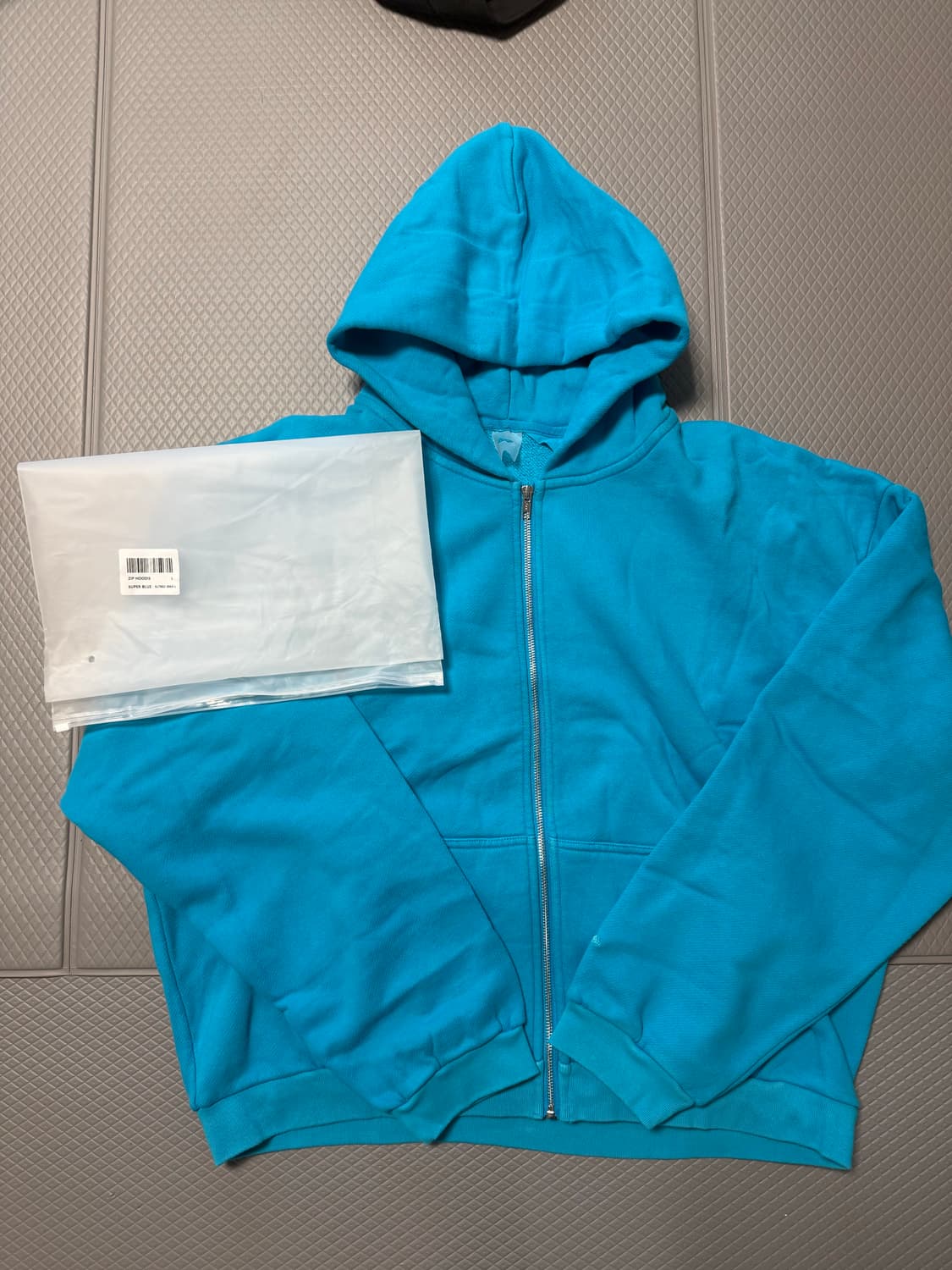 (L) SKYLRK 후드집업 초판 슈퍼블루 (Super Blue) 상품이미지1