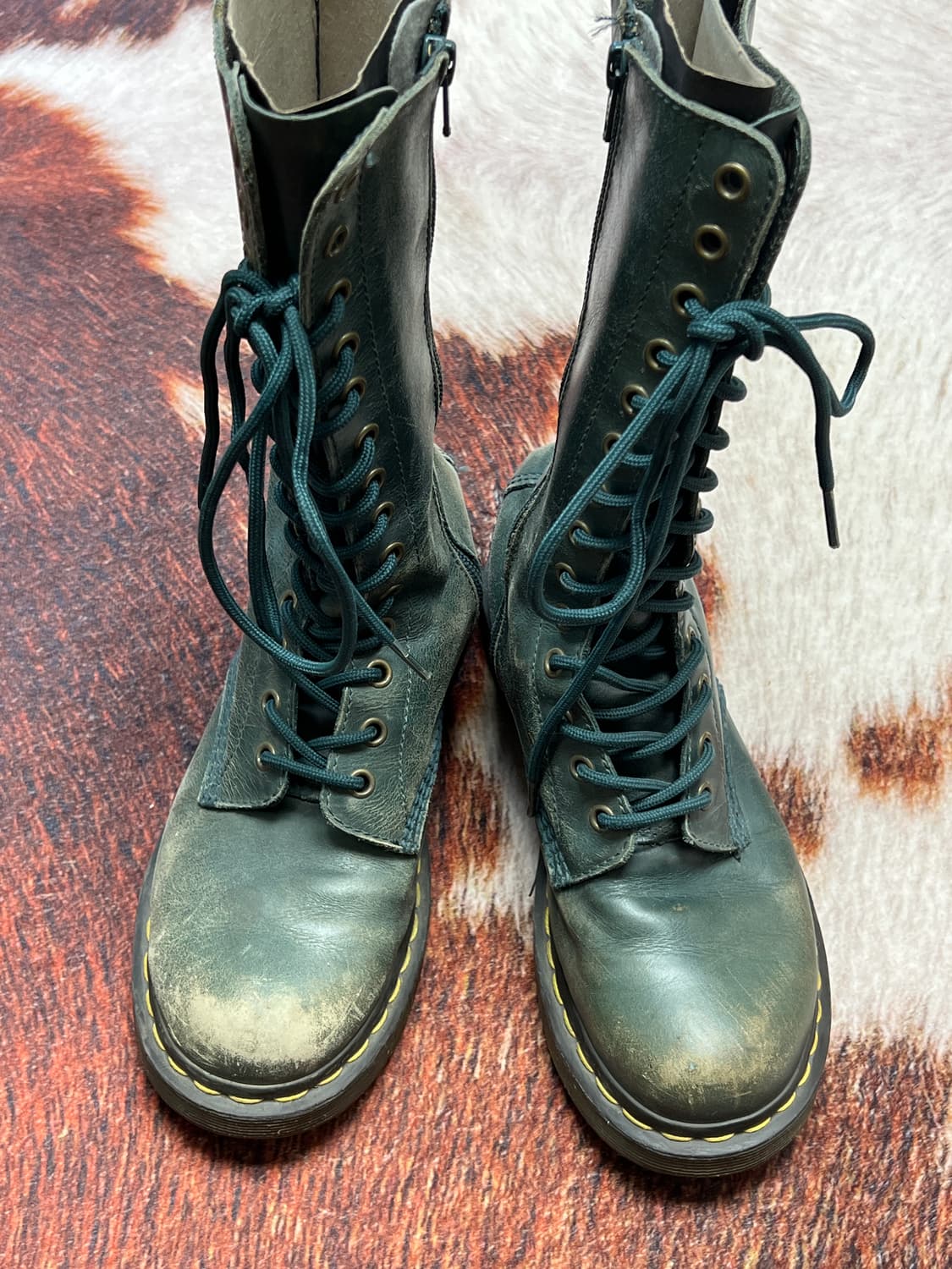 [240] 닥터마틴 빈티지 11820 그린 14홀 부츠 38 상품이미지4