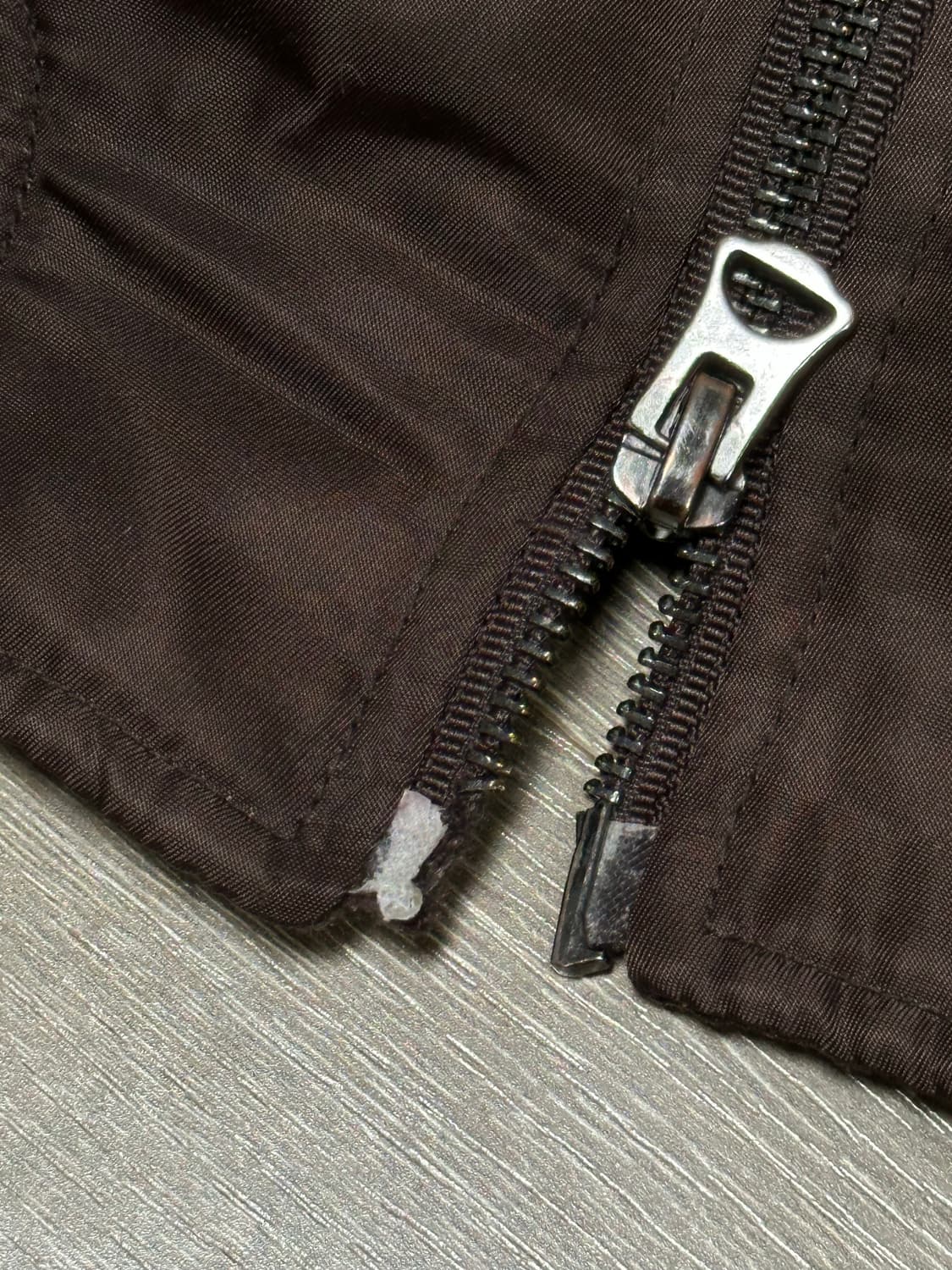 와릿이즌 디테쳐블 후디드 MA-1 점퍼 브라운 상품이미지8