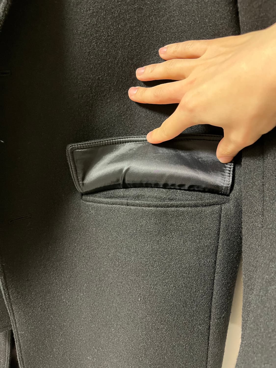 [NOUVMAREE]DOUBLE PANEL HARD WOOL COAT_M 상품이미지5