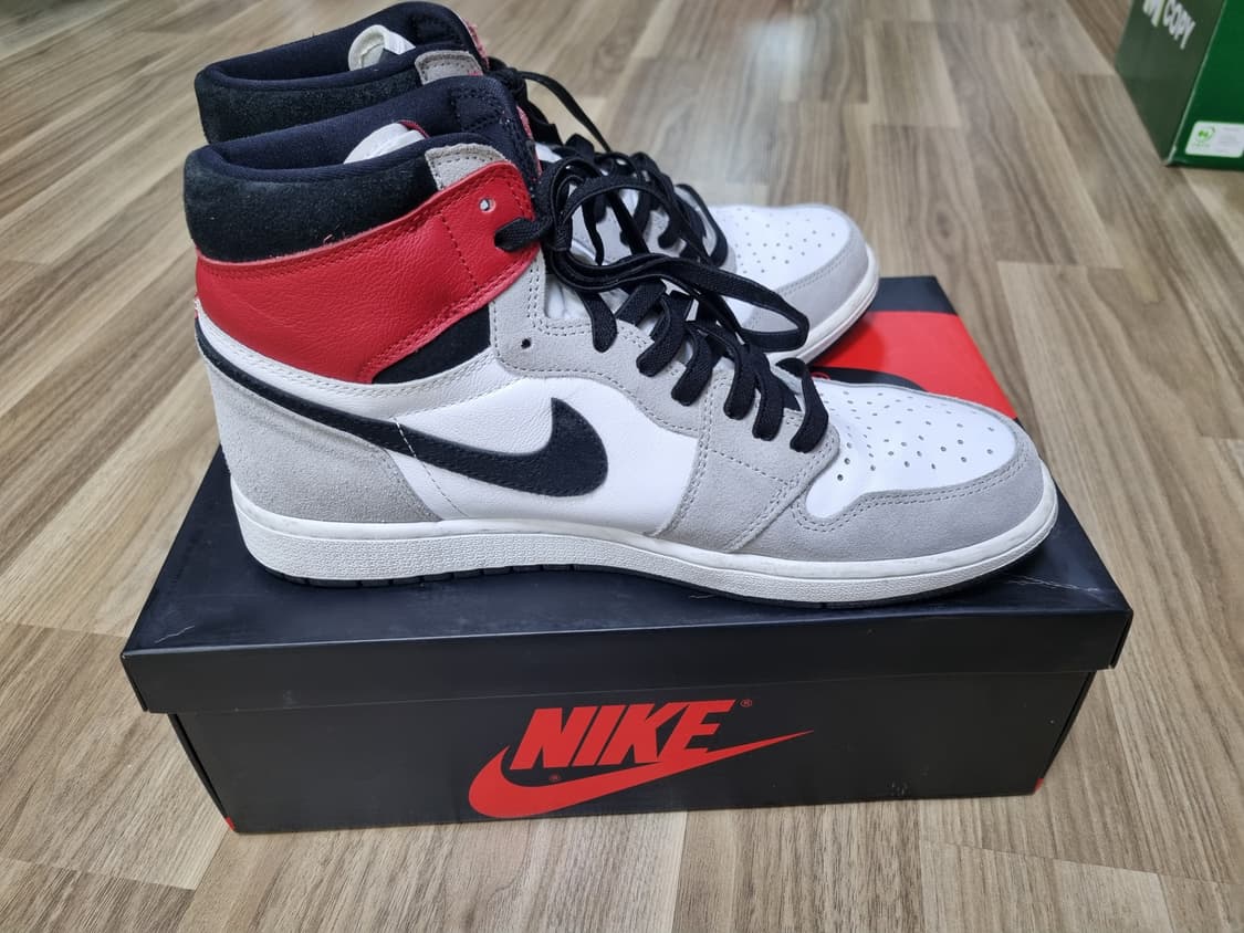 조던 1 레트로 하이 OG 라이트 스모크 그레이 290mm 상품이미지6