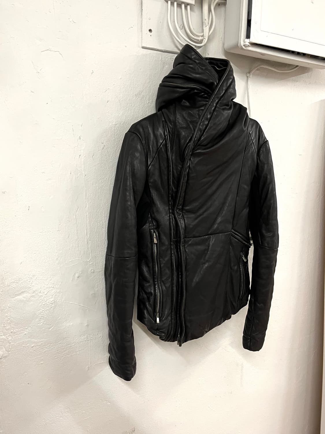 BAJRA 바즈라 2011 FW 레더 김프 후드 자켓 상품이미지3