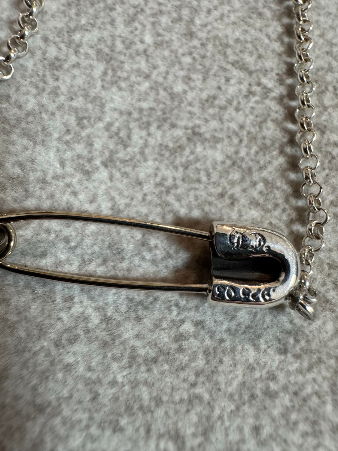 크롬하츠 세이프티핀 1p 다이아 목걸이 16인치 상품이미지2