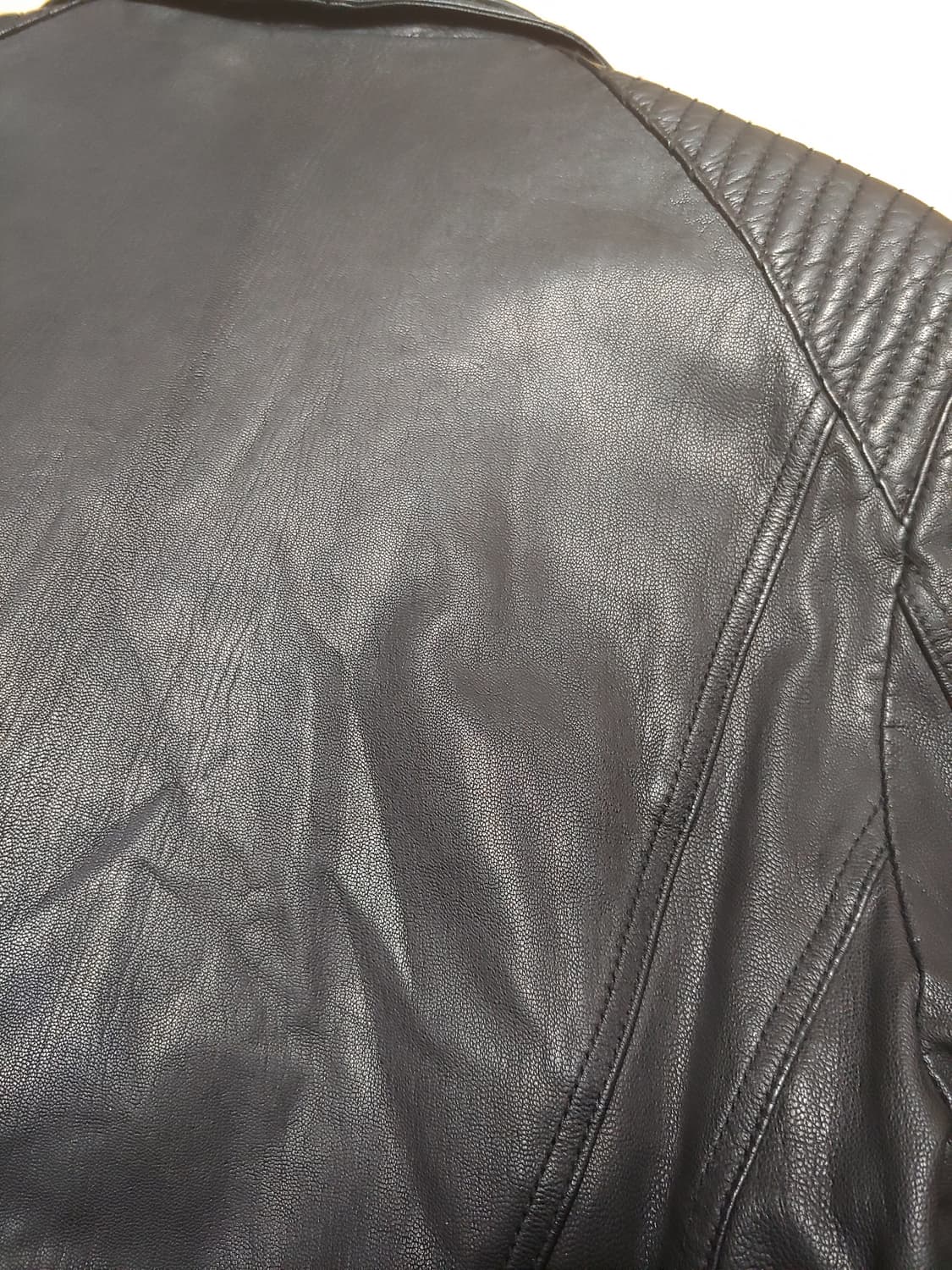 하이넥 염소가죽 자켓 슬림 L 릭오웬스느낌 상품이미지7