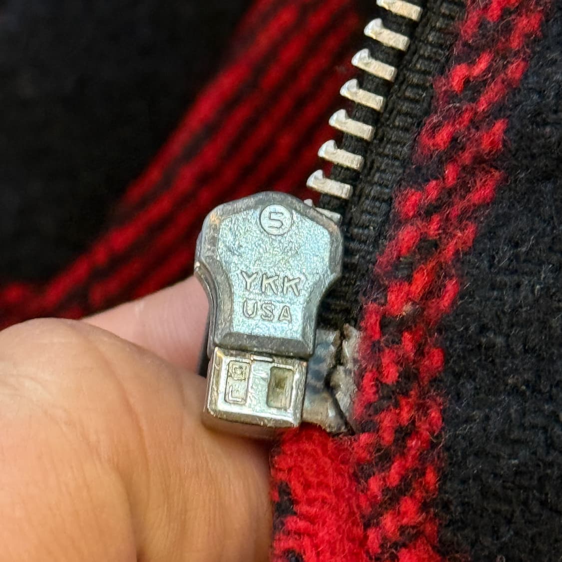 칼 크래프트 미국 빈티지 버팔로 체크 집업 USA 자켓 상품이미지8