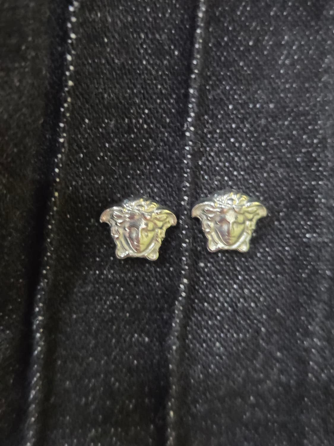 베르사체 크롭 데님 자켓 상품이미지5