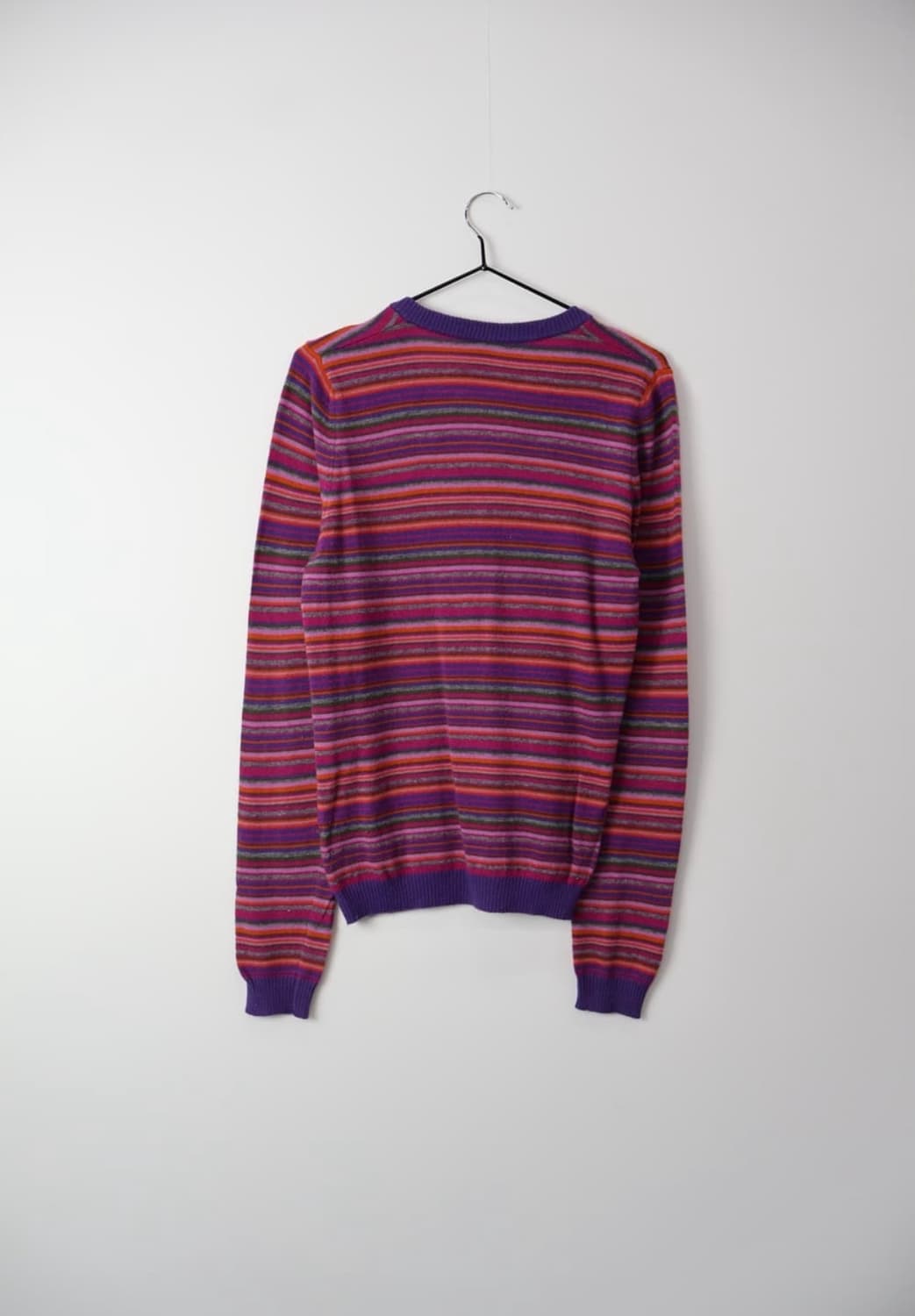 Benetton Multi-Stripe V-Neck Knit 상품이미지2