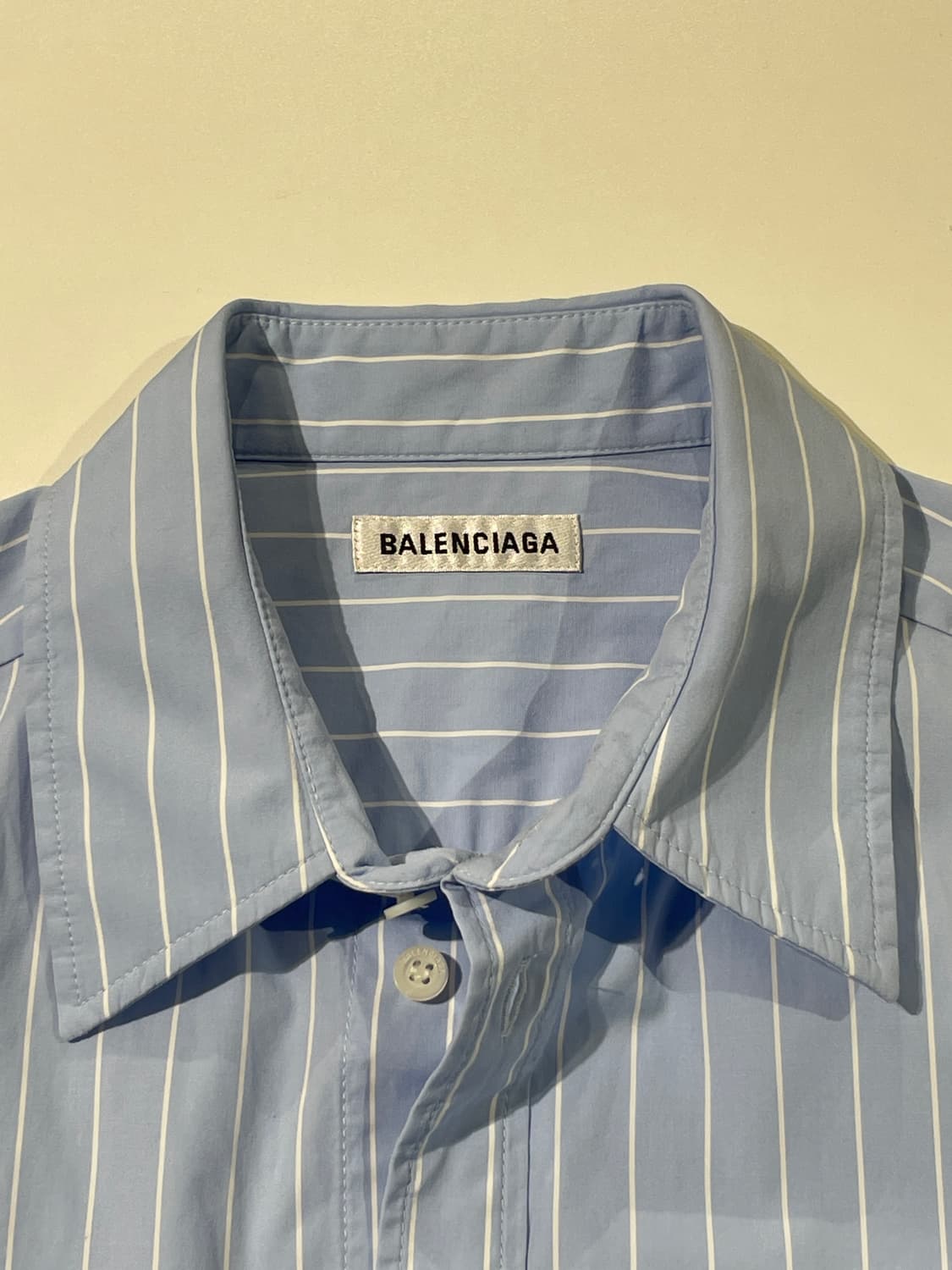 발렌시아가 스카이블루 싱글 포켓 컷 아웃 롱 원피스 상품이미지7