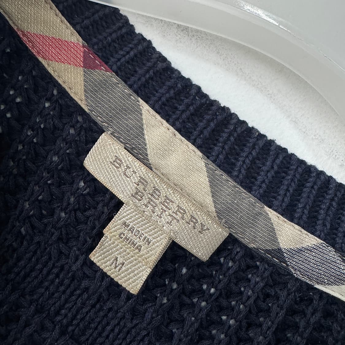 버버리 크로스 청키 니트 탑 상품이미지3