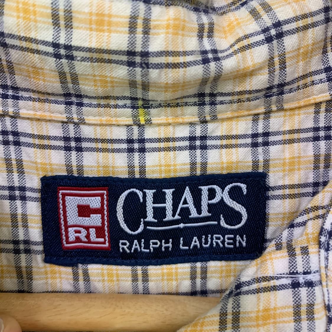 챕스 랄프로렌 체크 반팔 셔츠 남방 남성 M 남녀공용 빈티지 상품이미지7