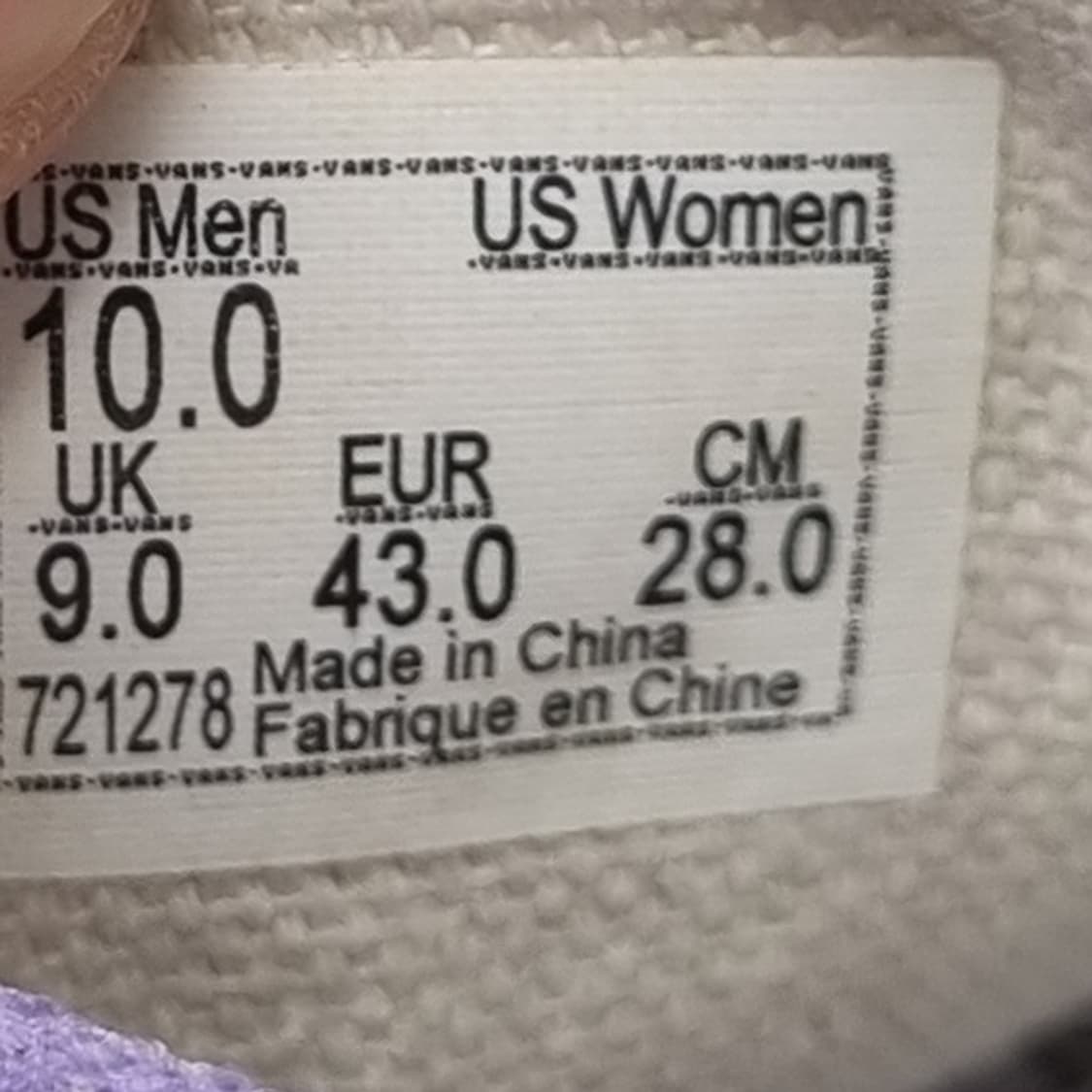 반스 올드스쿨 퍼  커스텀운동화 280 상품이미지6