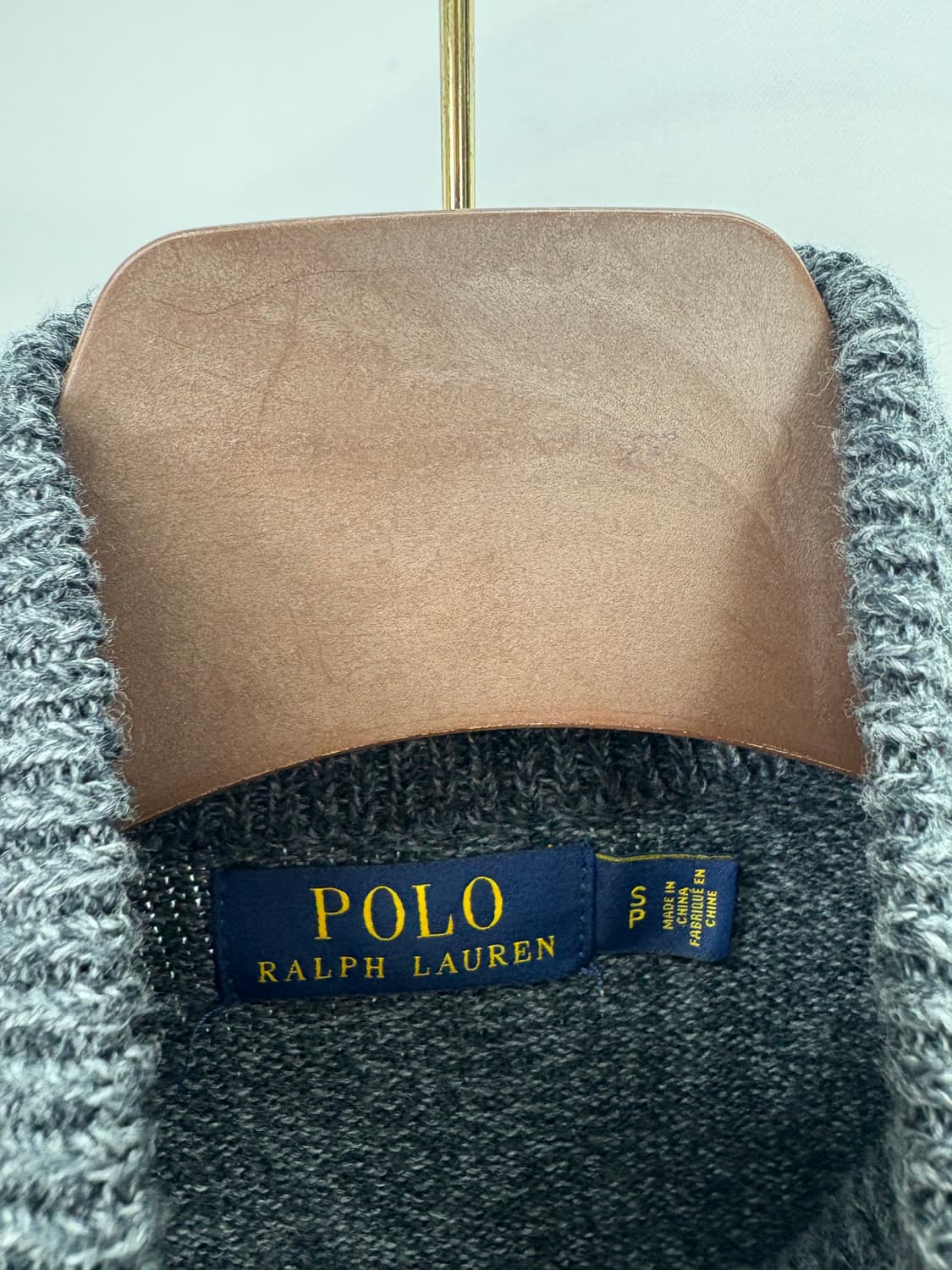  [M]폴로 그레이 반집업 니트 CK9764 상품이미지7