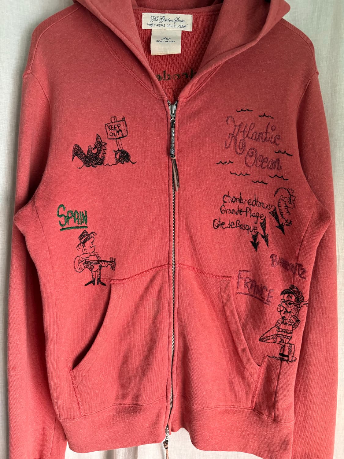 REMI RELIEF needlework hood zipup 상품이미지2